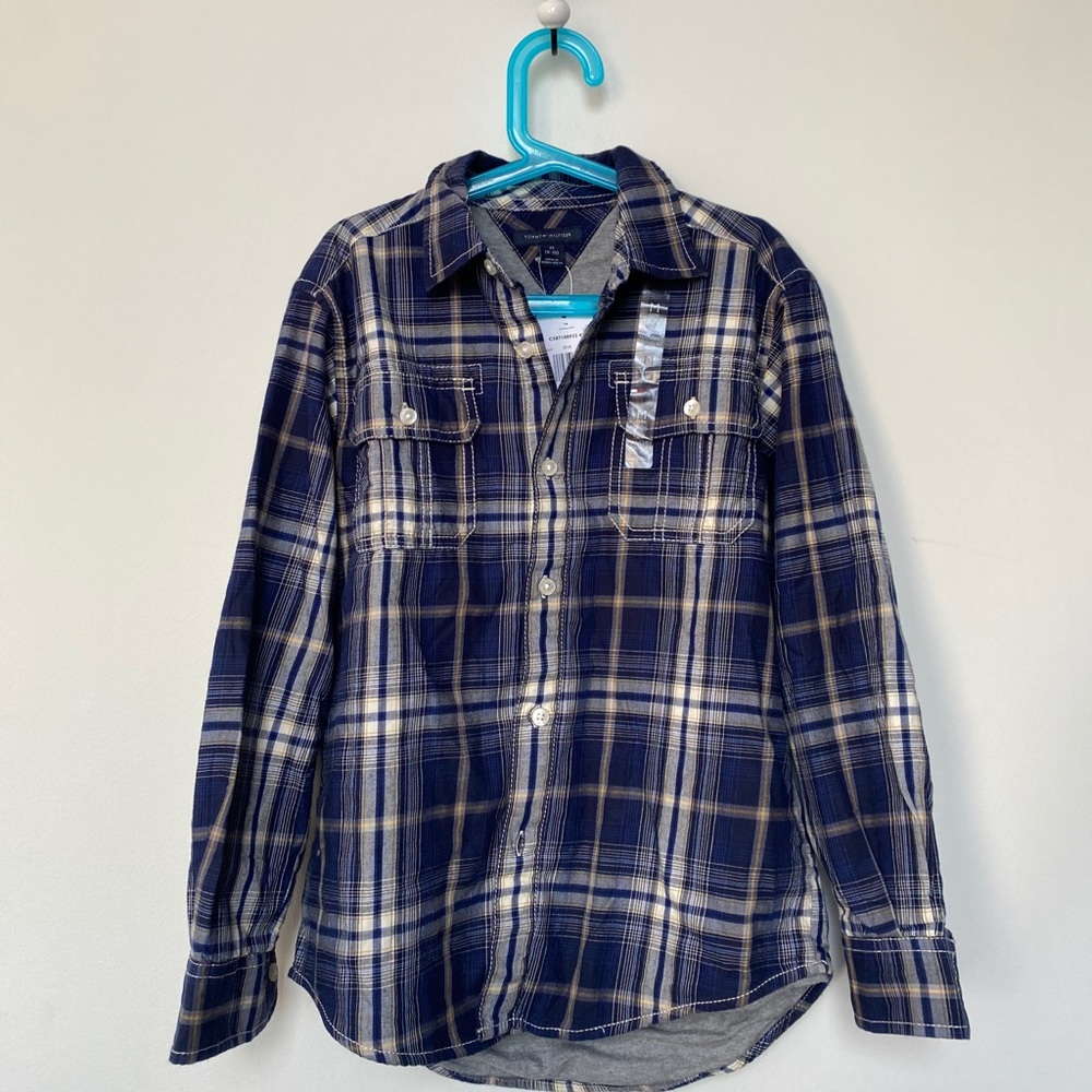 NWT Tommy Hilfiger lined shirt
